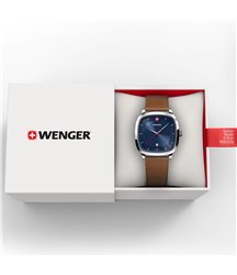 Montre homme cuir artificiel Wenger Vintage Classic