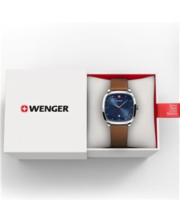 Montre homme cuir artificiel Wenger Vintage Classic