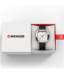 Montre homme cuir artificiel Wenger Vintage Classic Chrono